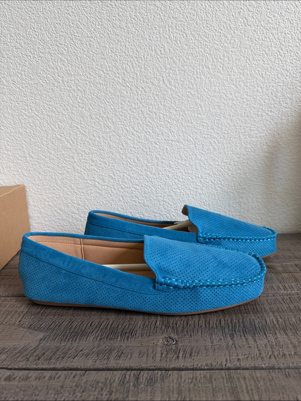 Journee Collection Halsey Blue Loafers NIB